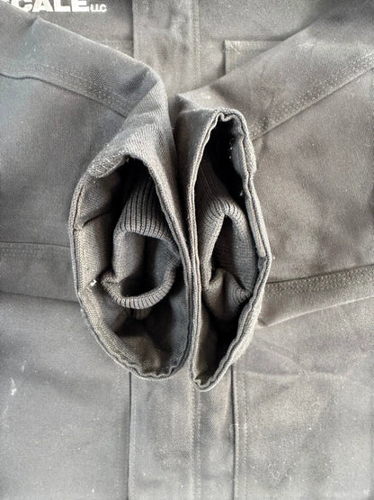 Carhartt C003 Traditional Coat Black Duck Work Jacket Blanket Lined (L Tall)