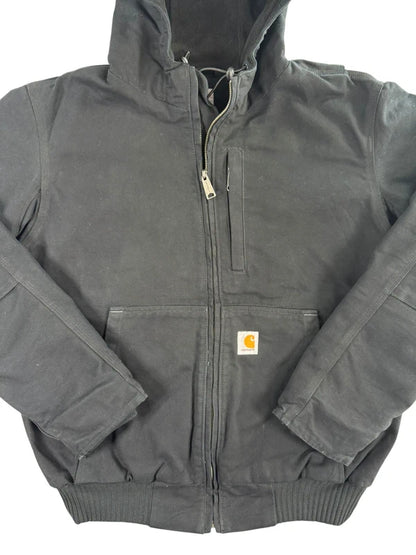 Carhartt Full Swing Washed Duck Fleece-Lined Hooded Active Jacket Men's M 103371