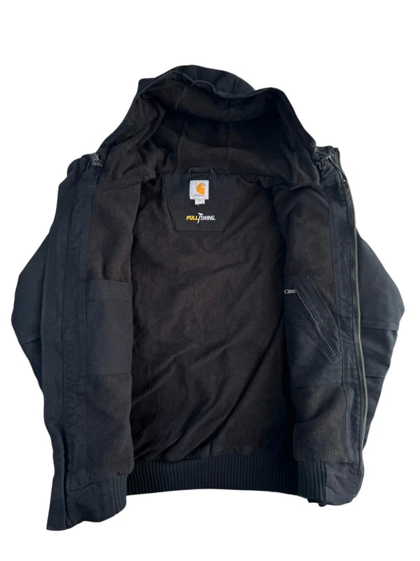 Carhartt Full Swing Washed Duck Fleece-Lined Hooded Active Jacket Men's M 103371