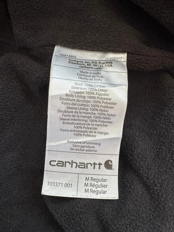 Carhartt Full Swing Washed Duck Fleece-Lined Hooded Active Jacket Men's M 103371