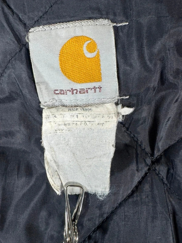 Vintage Carhartt C03 Faded Brown Quilt Lined Duck Canvas Men's Coat  Size XXL