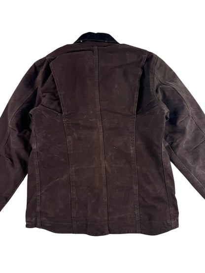 Vintage Women's Carhartt Sherpa-Lined Ridge Coat “Dark Brown” WC061 DKB Size Medium