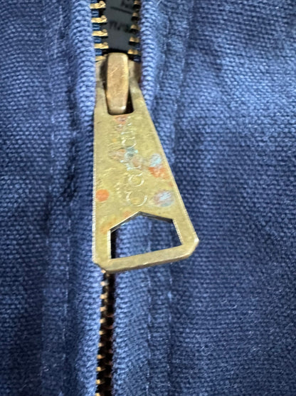 Y2K Carhartt Hooded Sandstone Active Jacket Midnight Blue YYJ130 MDT Youth L