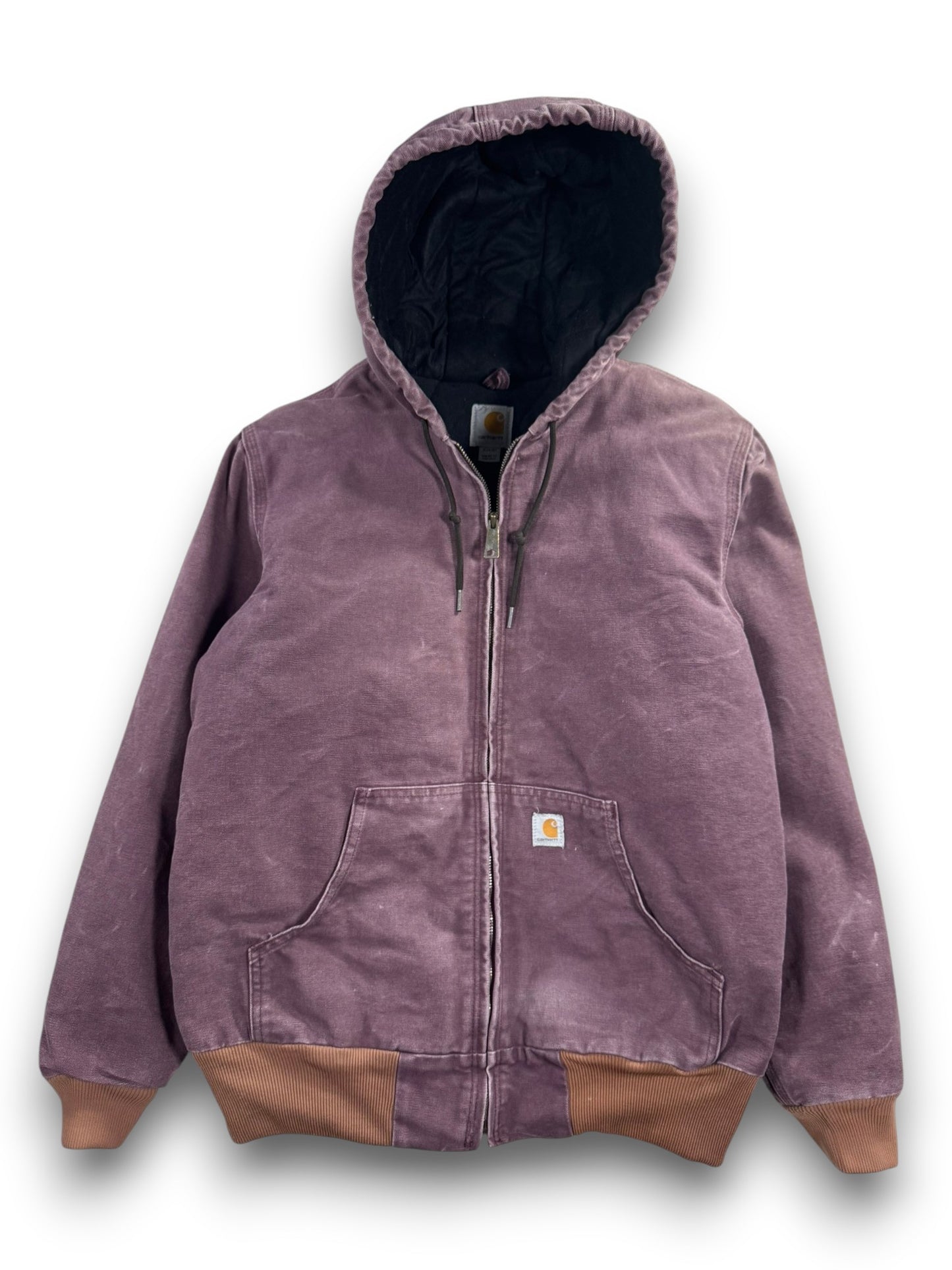 Carhartt WJ130 DPM Plum Purple Quilt Lined Canvas Active Jacket Women's Size S