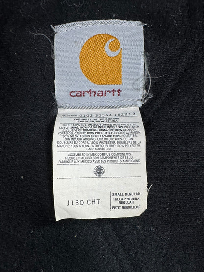 Vintage Carhartt J130 CHT Faded Brown Active Jacket Duck Canvas Quilted Men's S - RARE