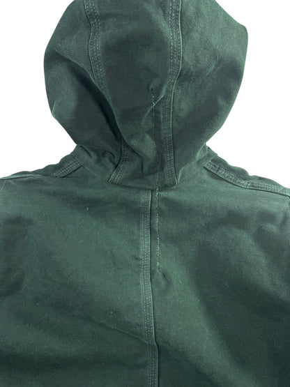 Vintage Y2K Rare Spruce Green Carhartt J141-SPC Full Zip Hooded Jacket Men’s XL