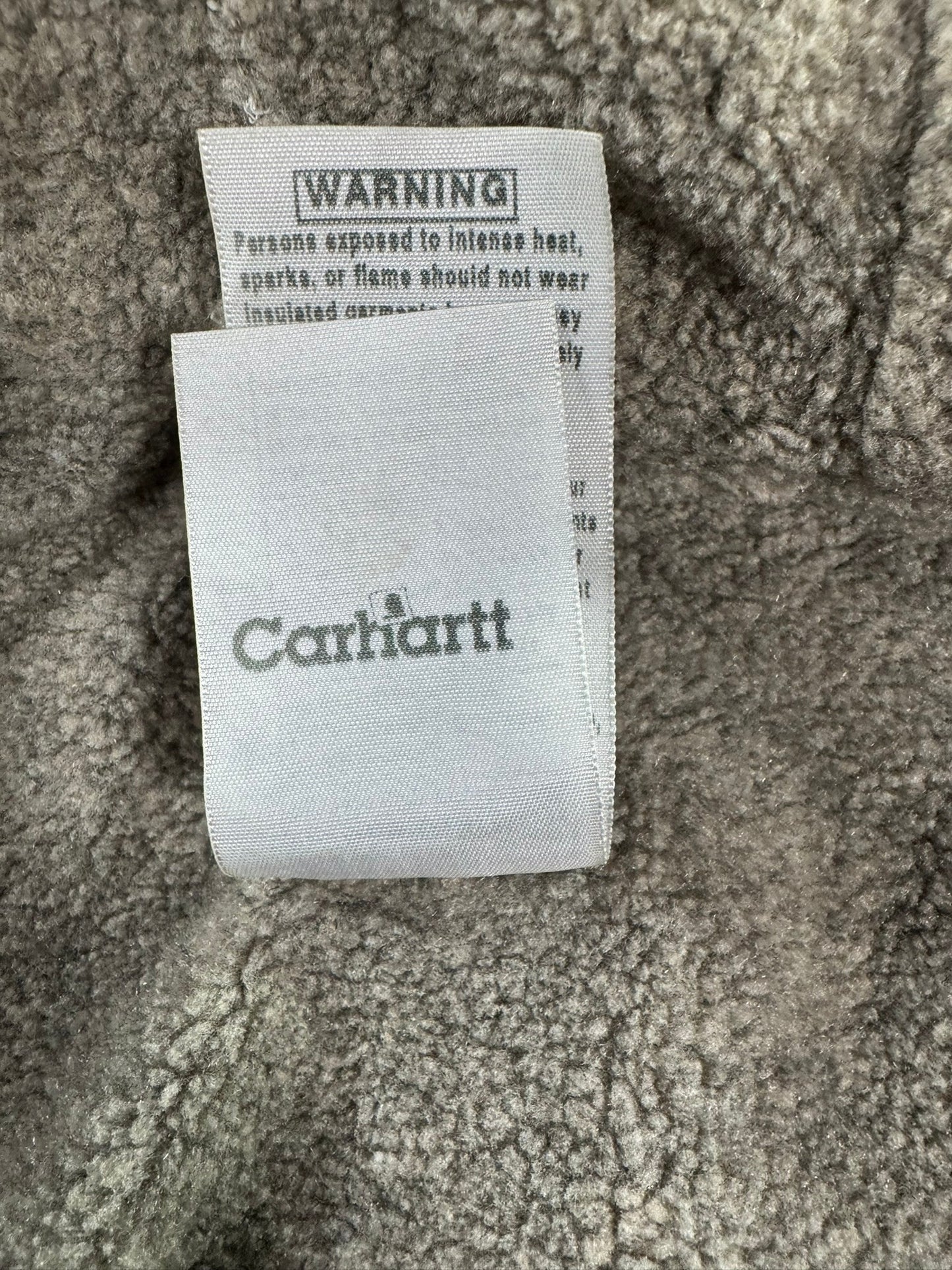 Vintage Y2K Rare Spruce Green Carhartt J141-SPC Full Zip Hooded Jacket Men’s XL