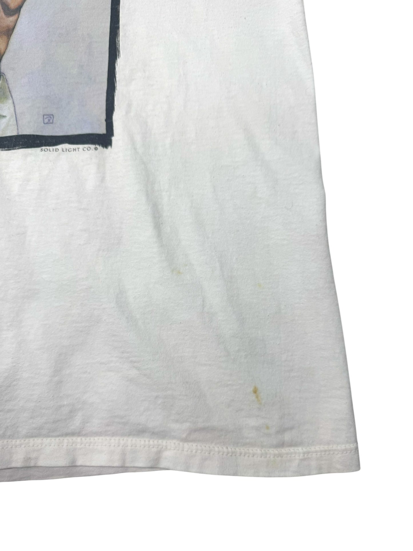 Vintage Crucified Jesus “Read Between the Lines” Jesus Tee (L)