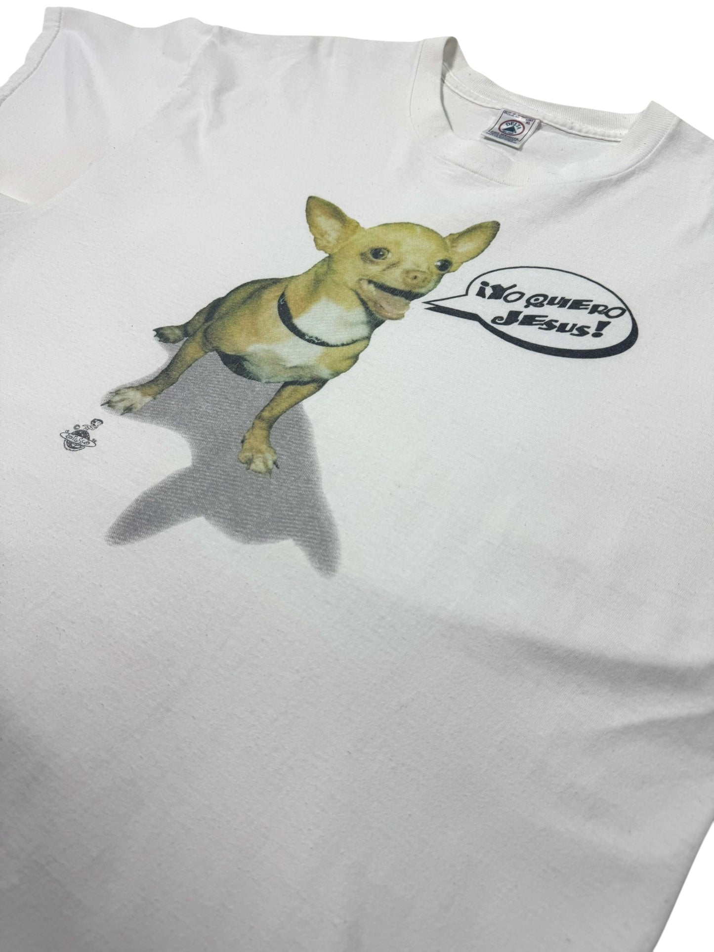 RARE 1998 ¡Yo Quiero Jesús! Taco Bell Parody Kerusso Jesus Tee (XL)