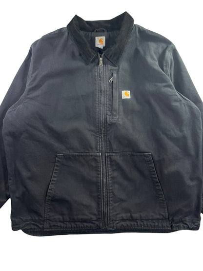 Carhartt Full Swing Armstrong Jacket Men's 2XLTall Black Duck Canvas Workwear
