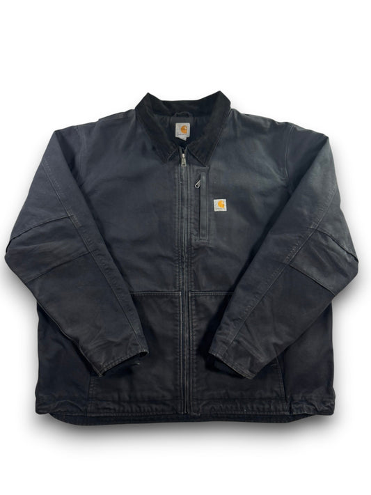 Carhartt Full Swing Armstrong Jacket Men's 2XLTall Black Duck Canvas Workwear