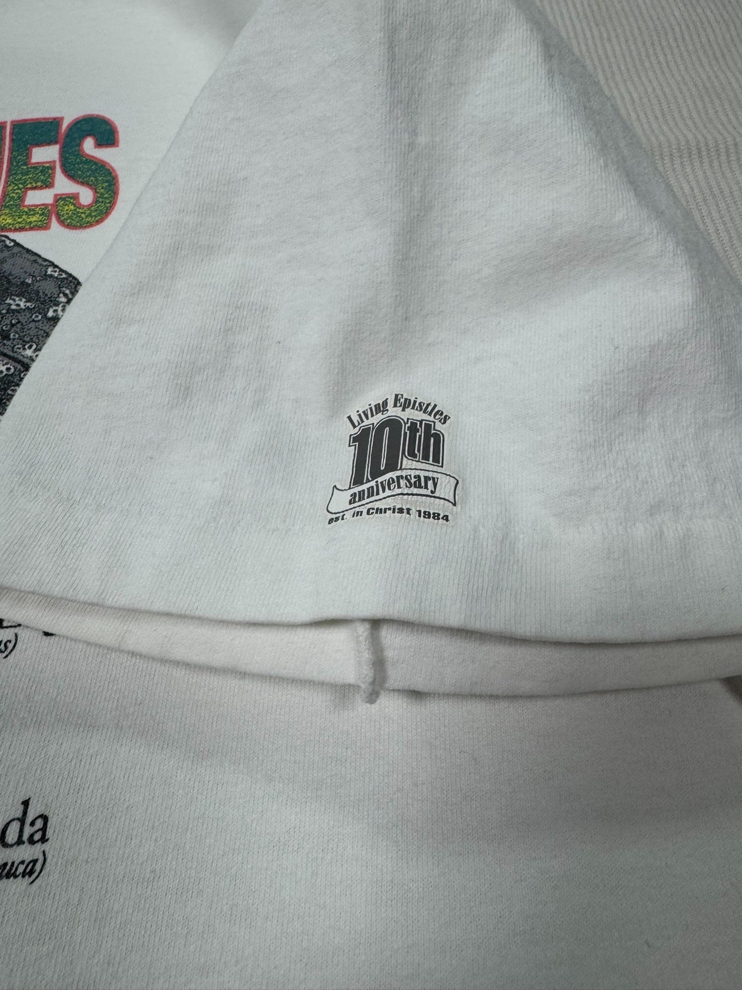 RARE 1992 Jesus Living Epistles - Endangered Species Anti-Abortion Jesus Tee (XL)