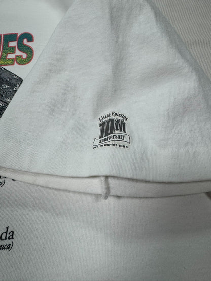 RARE 1992 Jesus Living Epistles - Endangered Species Anti-Abortion Jesus Tee (XL)