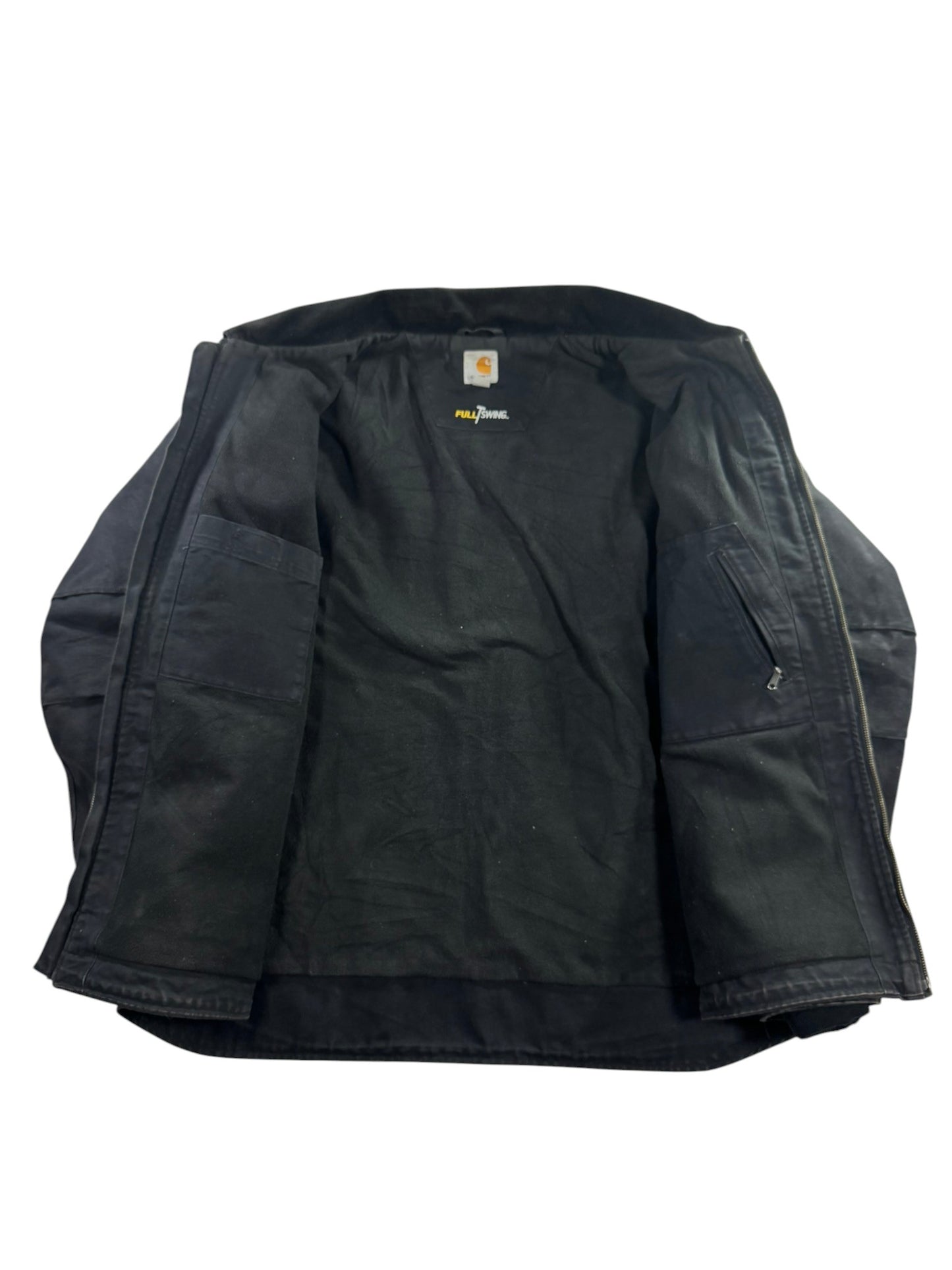Carhartt Full Swing Armstrong Jacket Men's 2XLTall Black Duck Canvas Workwear