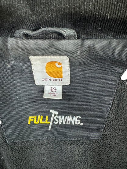 Carhartt Full Swing Armstrong Jacket Men's 2XLTall Black Duck Canvas Workwear