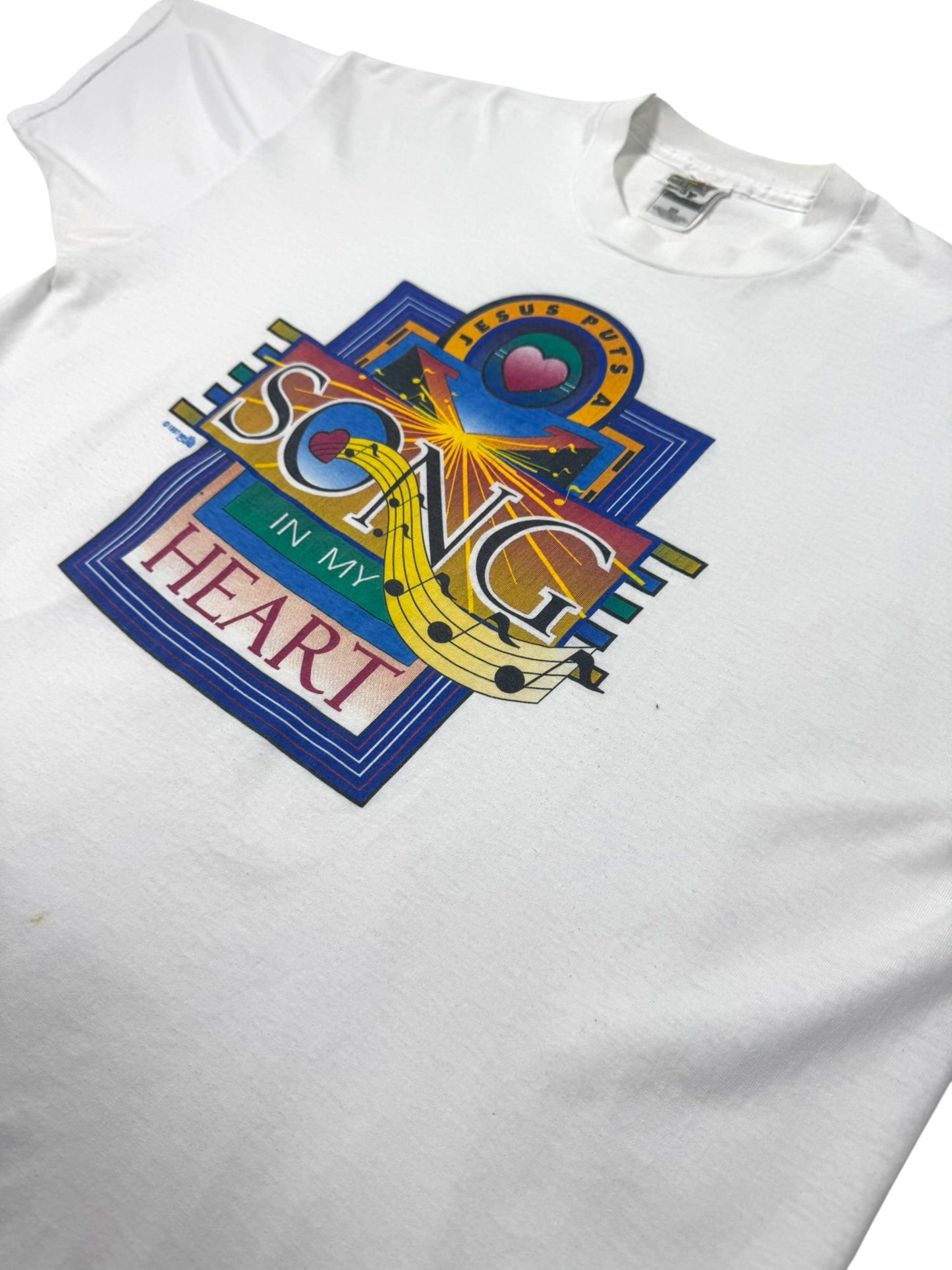 Vintage Christian “Jesus Puts a Song In My Heart” 1997 Jesus Tee (XXL)