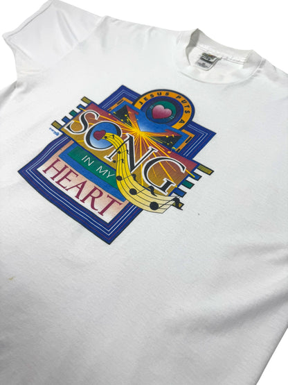 Vintage Christian “Jesus Puts a Song In My Heart” 1997 Jesus Tee (XXL)