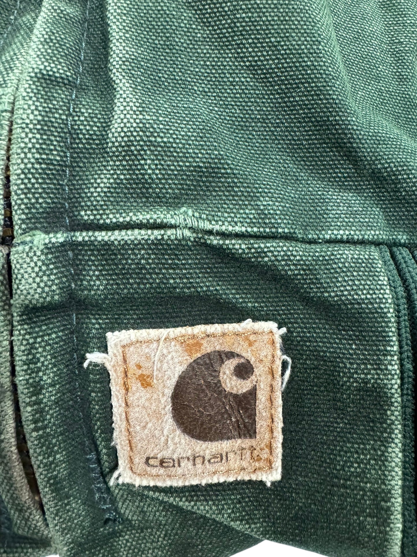 Vintage Carhartt J14 SPC Santa Fe Jacket Spruce Green Canvas Quilt Mens XL RARE