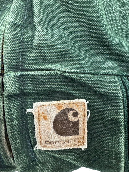 Vintage Carhartt J14 SPC Santa Fe Jacket Spruce Green Canvas Quilt Mens XL RARE