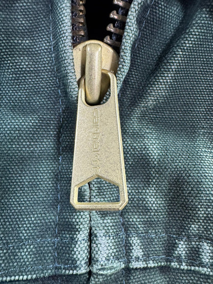 Vintage Carhartt J14 SPC Santa Fe Jacket Spruce Green Canvas Quilt Mens XL RARE