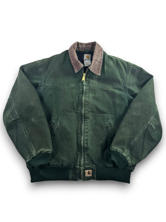 Vintage Carhartt J14 SPC Santa Fe Jacket Spruce Green Canvas Quilt Mens XL RARE