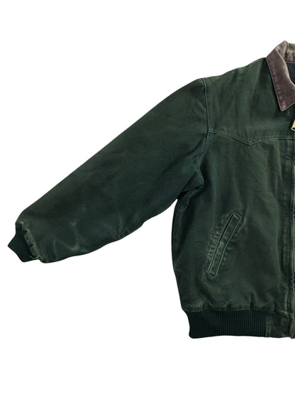 Vintage Carhartt J14 SPC Santa Fe Jacket Spruce Green Canvas Quilt Mens XL RARE