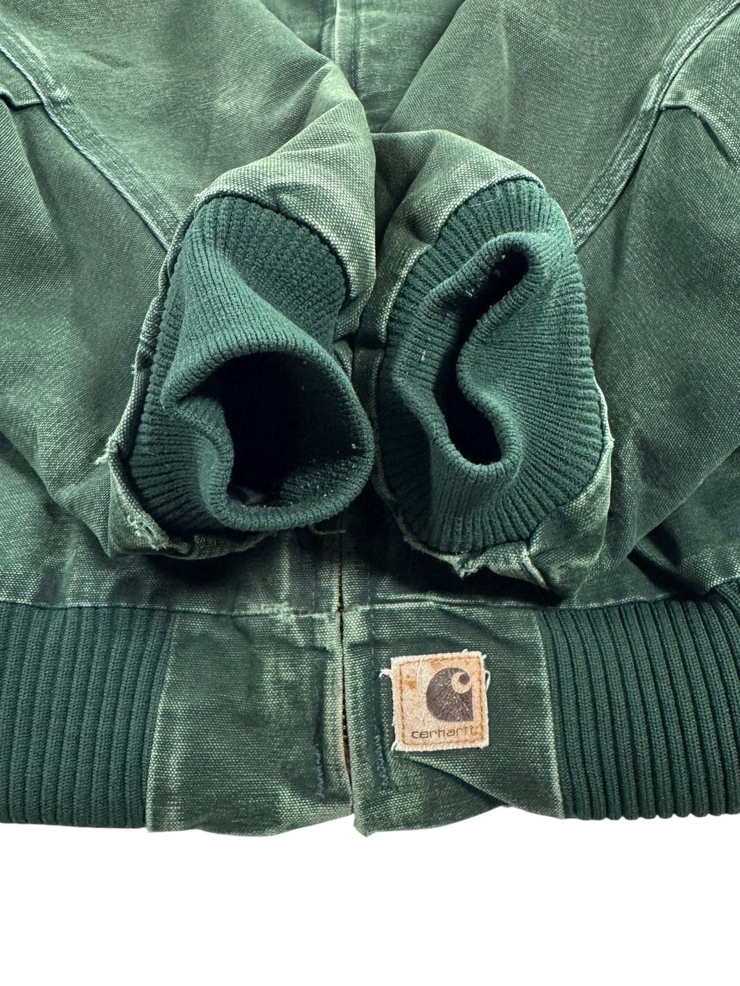 Vintage Carhartt J14 SPC Santa Fe Jacket Spruce Green Canvas Quilt Mens XL RARE