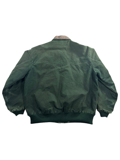 Vintage Carhartt J14 SPC Santa Fe Jacket Spruce Green Canvas Quilt Mens XL RARE