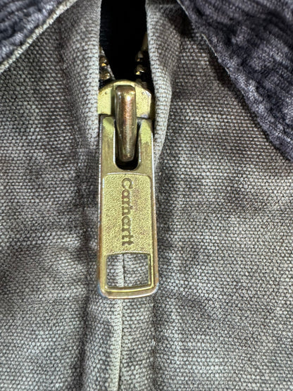 Vintage Carhartt J14 CHT Santa Fe Jacket Faded Dark Brown Quilt Lined Men's XL