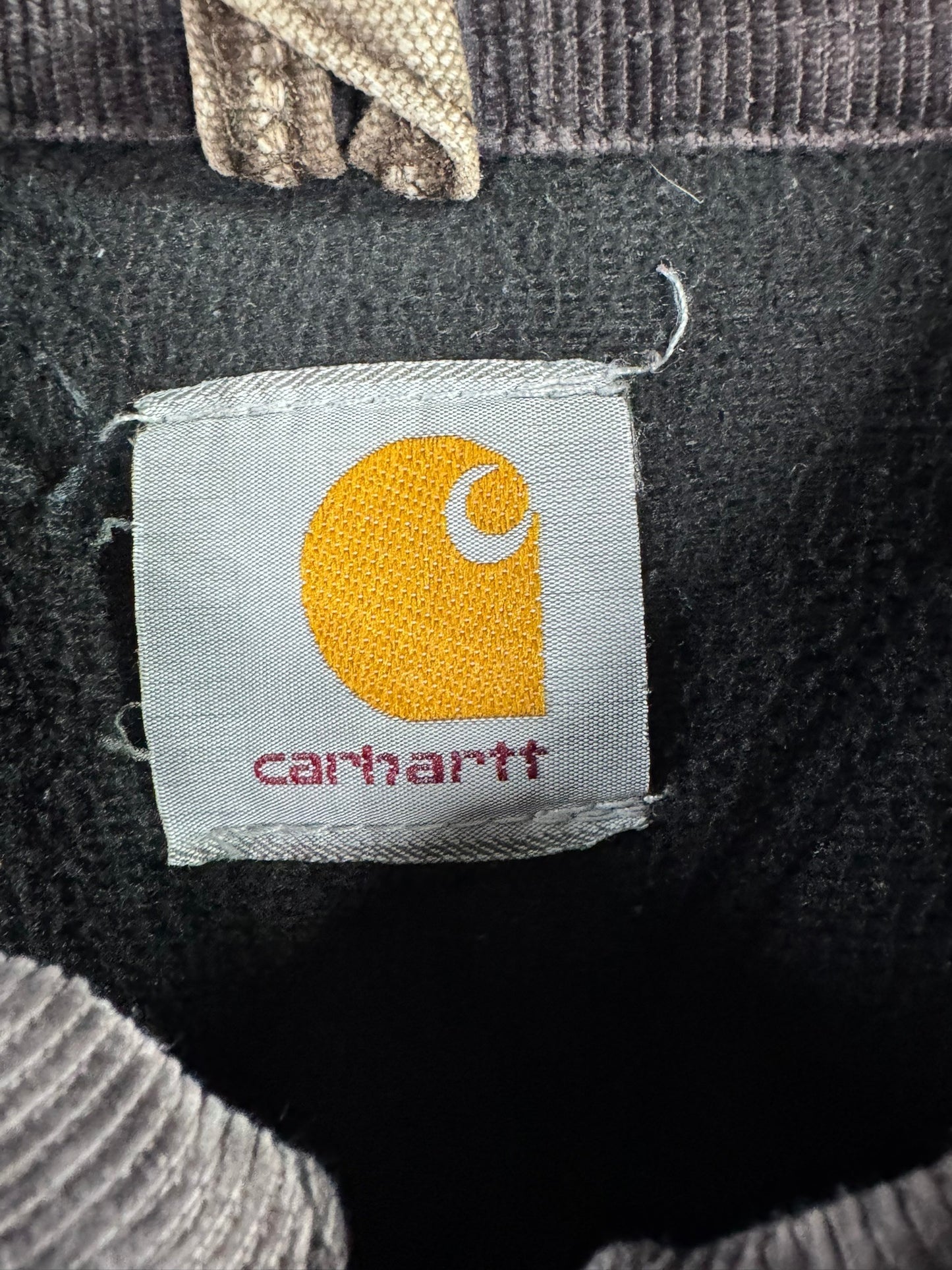 Vintage Carhartt J14 CHT Santa Fe Jacket Faded Dark Brown Quilt Lined Men's XL