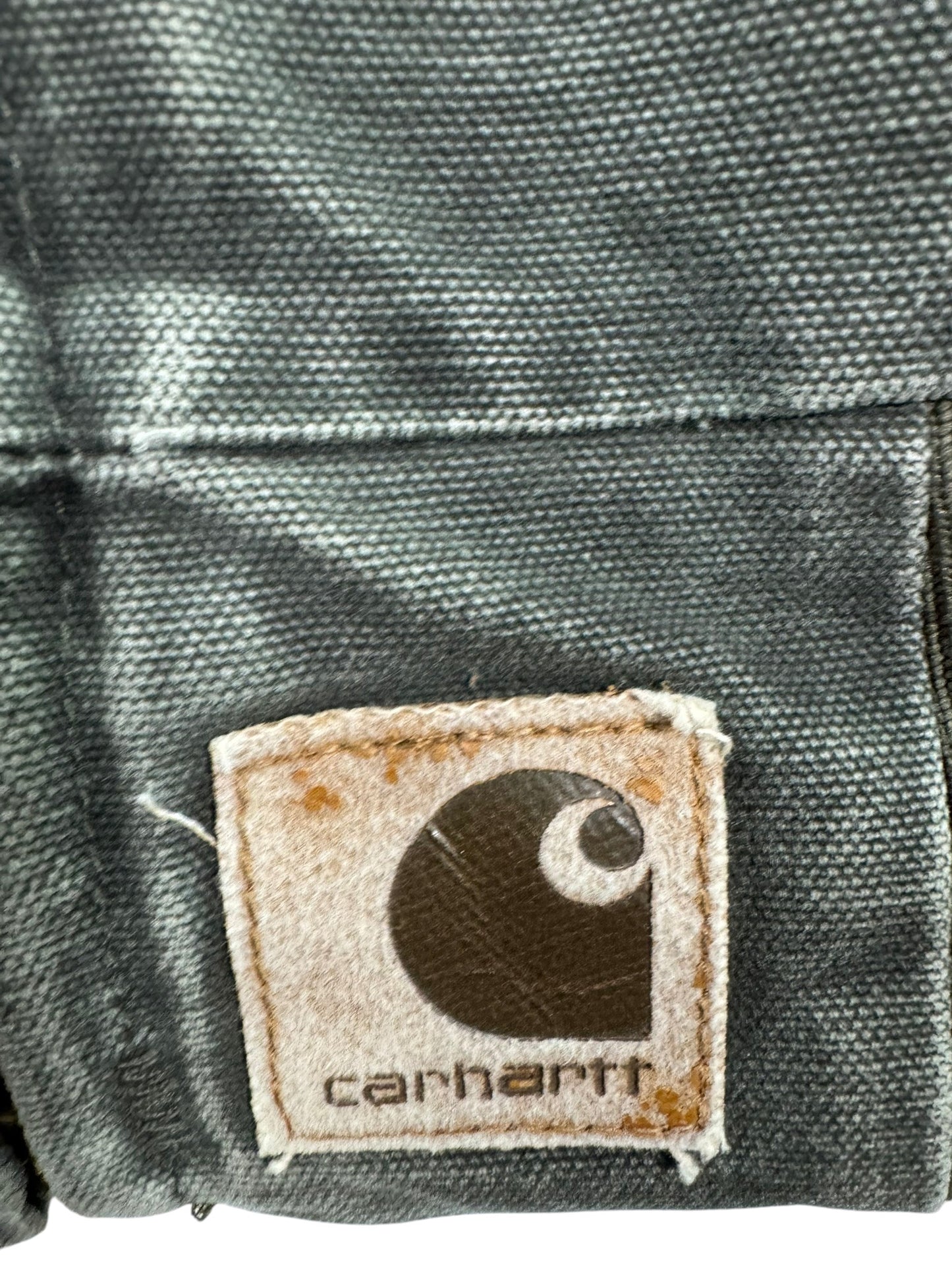 Vintage Faded Carhartt J14 MOS Santa Fe Bomber Jacket Quilt-Lined Men's Size XL