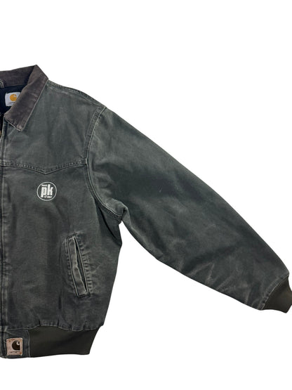 Vintage Faded Carhartt J14 MOS Santa Fe Bomber Jacket Quilt-Lined Men's Size XL
