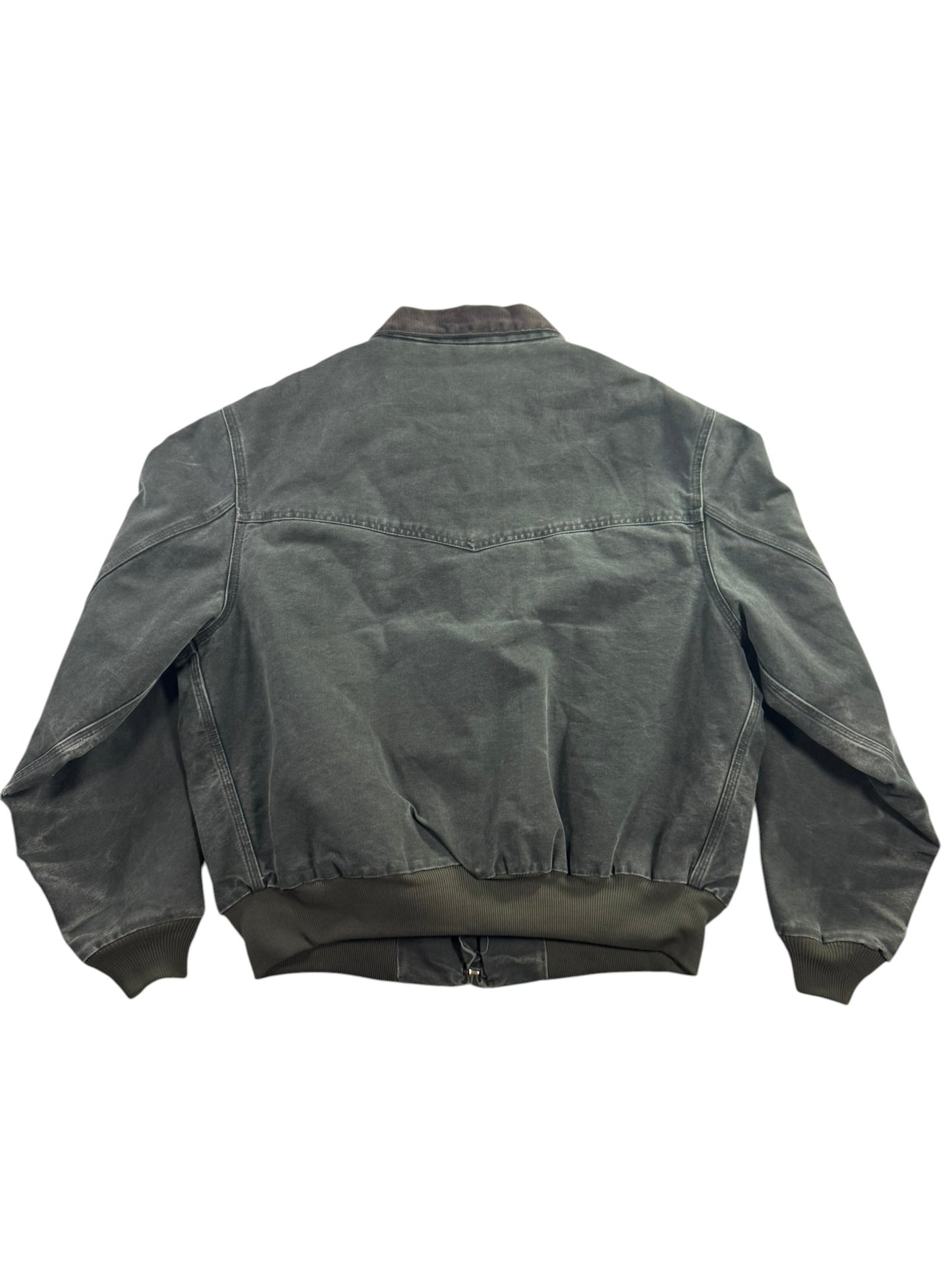 Vintage Faded Carhartt J14 MOS Santa Fe Bomber Jacket Quilt-Lined Men's Size XL