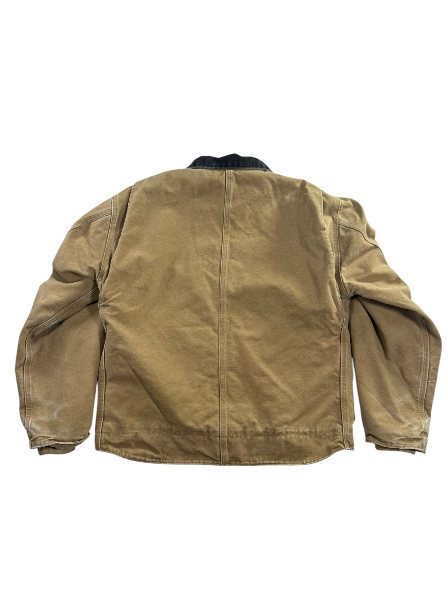 Vintage Carhartt J164 CML Sherpa-Lined Dearborn DetroJacket Camel/Brown Men's M