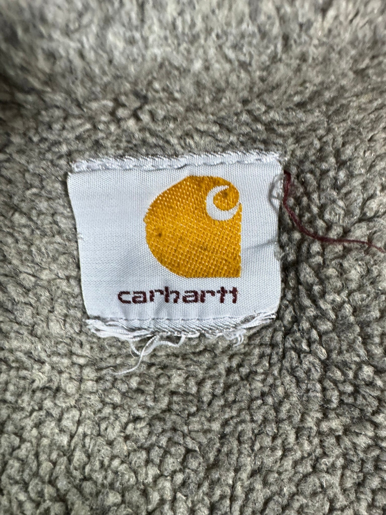 Vintage Carhartt J164 CML Sherpa-Lined Dearborn DetroJacket Camel