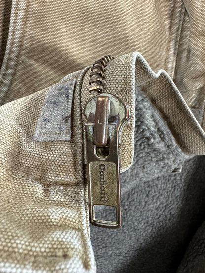 Vintage Carhartt J164 CML Sherpa-Lined Dearborn DetroJacket Camel/Brown Men's M