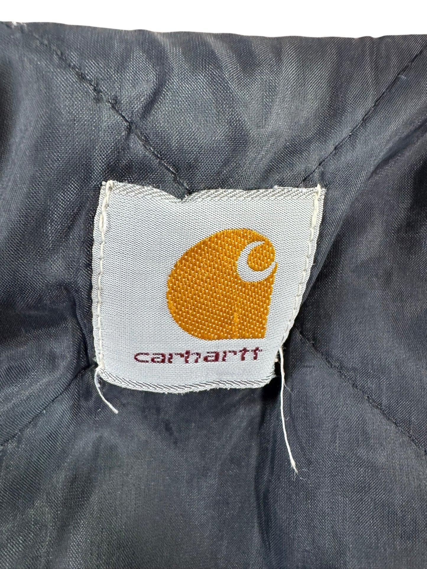 Vintage Sun Faded Carhartt J22 BRN Arctic Detroit Jacket Canvas Quilted Men's XL