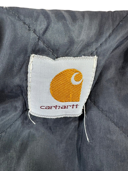 Vintage Sun Faded Carhartt J22 BRN Arctic Detroit Jacket Canvas Quilted Men's XL