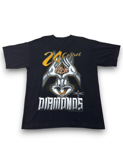 Vintage 1998 Diamond Dallas Page x Bugs Bunny 24 Carrot Wrestling Tee - XL