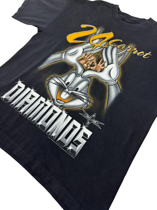 Vintage 1998 Diamond Dallas Page x Bugs Bunny 24 Carrot Wrestling Tee - XL