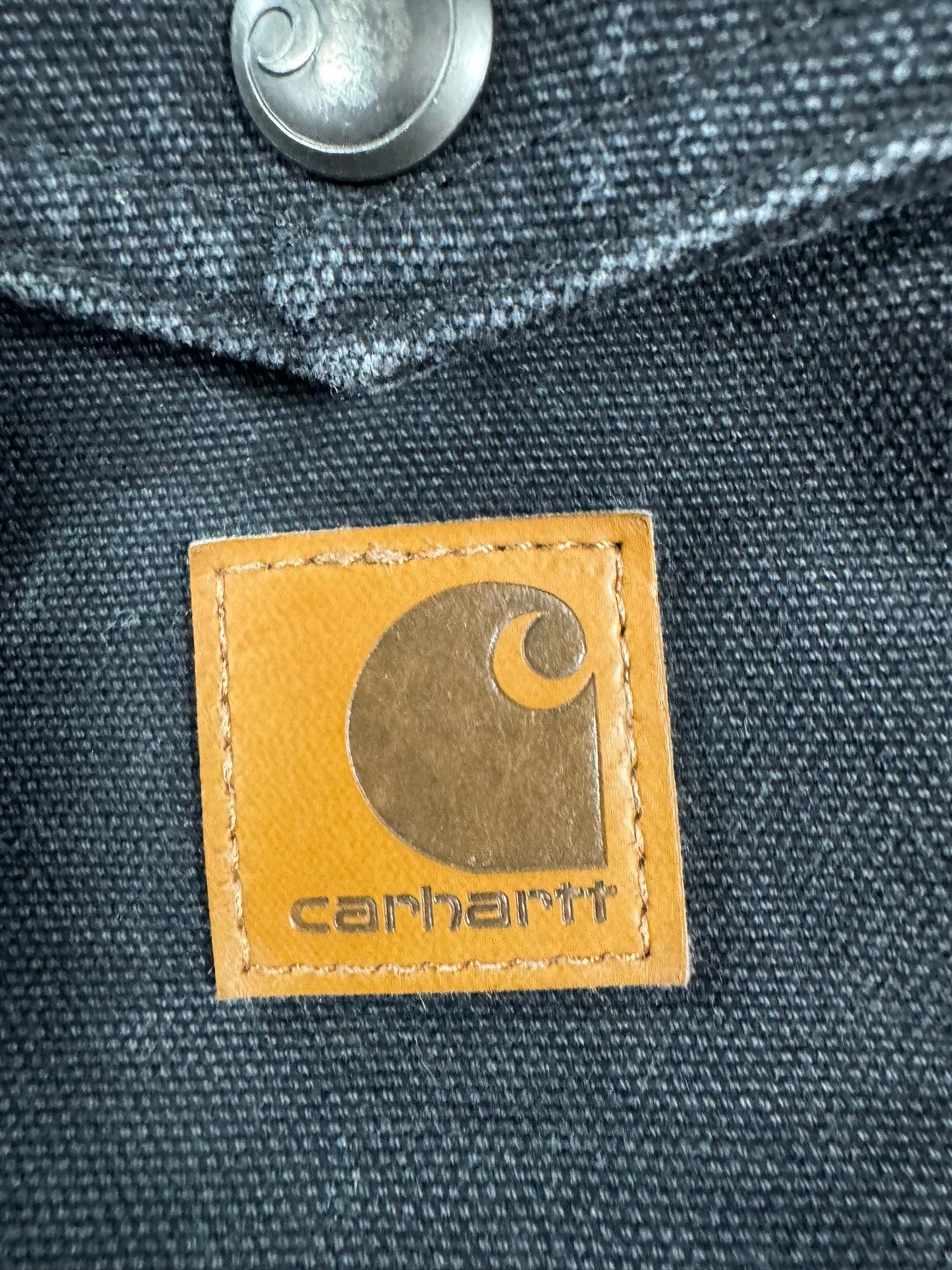 Carhartt Berwick Jacket Men's 2XL Fleece Lined Sandstone Black VTG