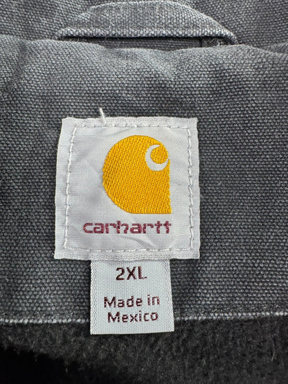 Carhartt Berwick Jacket Men's 2XL Fleece Lined Sandstone Black VTG
