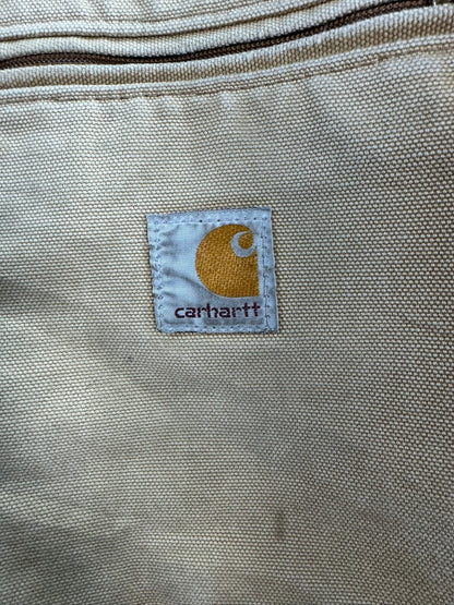 Carhartt Detroit Jacket Vintage J01 BRN 46R Made in US Blanket Lined Canvas XL