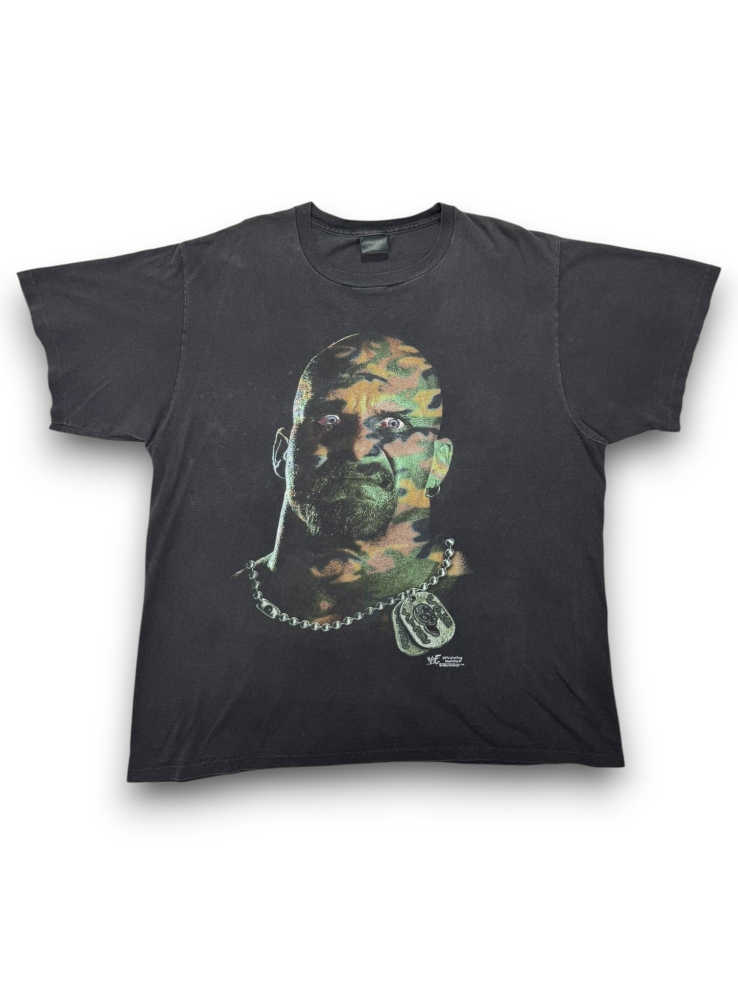 Stone Cold Steve Austin 3:16 Camouflage Big Face WWE Wrestling Tee - XL