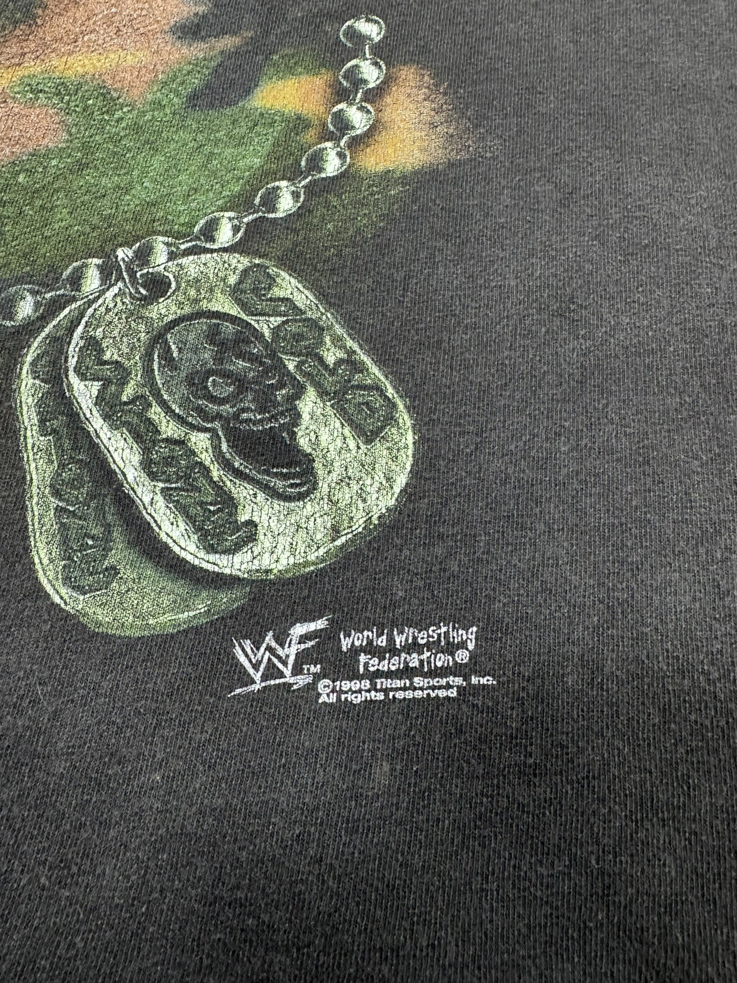 Stone Cold Steve Austin 3:16 Camouflage Big Face WWE Wrestling Tee - XL