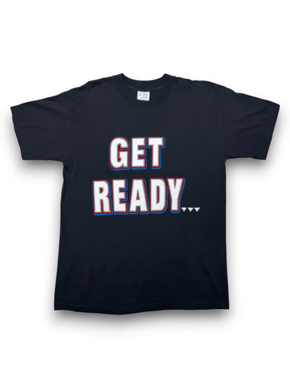 Vintage WWF The Rock “Get Ready / Your Candy Ass Is Next” Tee Shirt Black (M)