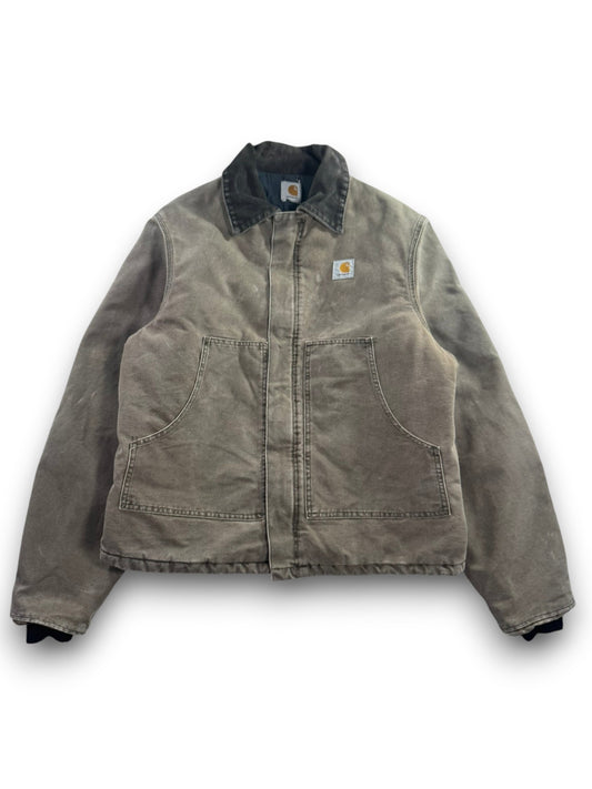 Carhartt J22 CHT Arctic Detroit Canvas Workwear Jacket Faded Brown Men's XL