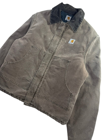 Carhartt J22 CHT Arctic Detroit Canvas Workwear Jacket Faded Brown Men's XL
