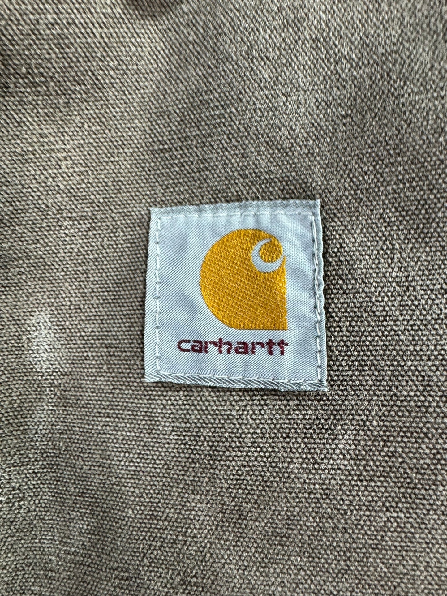Carhartt J22 CHT Arctic Detroit Canvas Workwear Jacket Faded Brown Men's XL