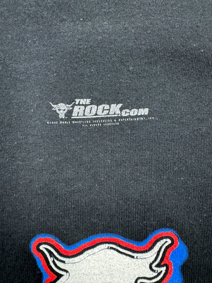Vintage WWF The Rock “Get Ready / Your Candy Ass Is Next” Tee Shirt Black (M)
